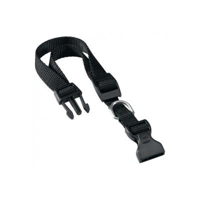 FERPLAST Collier chien chiens nylon r&eacute;glable diff&eacute;rentes couleurs  CLUB C diff&eacute;rentes tailles Noir