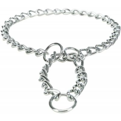TRIXIE Collier d'arr&ecirc;t en cha&icirc;ne, simple rang XL 65 cm/4 mm pour chien