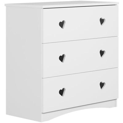 Commode 3 tiroirs Julia - Blanc