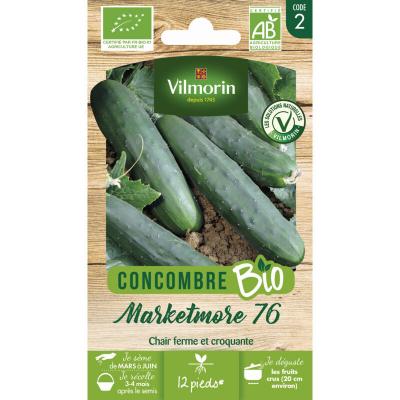 VILMORIN  Sachet graines Concombre Marketmore 76 Bio - Cucumis sativus