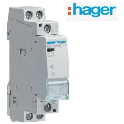 HAGER Contacteur Sil. 25A 2F 230V (ESC225S)