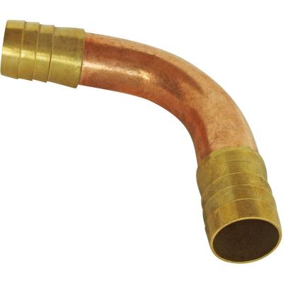 SOMATHERM FOR YOU Raccord cannel&eacute; Coude &eacute;gal - Pour tuyau d'arrosage &Oslash;15 ou 16mm