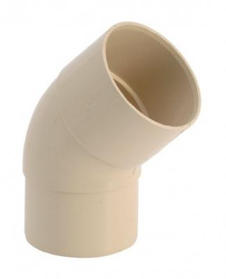 GIRPI Coude 87.3&deg; pvc sable , D&eacute;v.25 cm Diam.80 mm