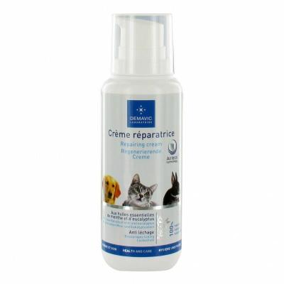DEMAVIC  Cr&egrave;me R&eacute;paratrice pour Animaux Tube de 200 ml