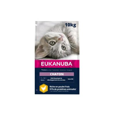 EUKANUBA Kitten Chicken & Liver Healthy Start (chaton poulet et foie) 10 KG