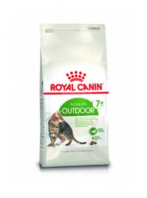 ROYAL CANIN  Croquettes Outdoor 7+ pour Chat Senior 2Kg