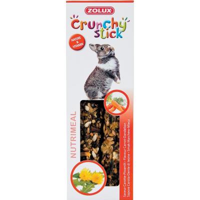 ZOLUX Friandise crunchy stick lapin carotte-pissenlit 115g