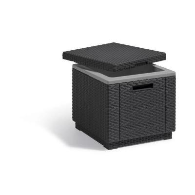 Allibert Glaci&egrave;re en plastique Graphite 213828