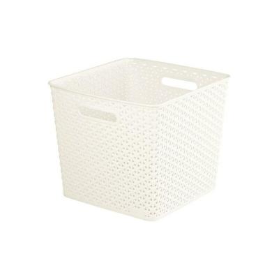 CURVER  MY STYLE 25L Boite de rangement 32,5 x 32,5 x 28 cm creme 03613-885