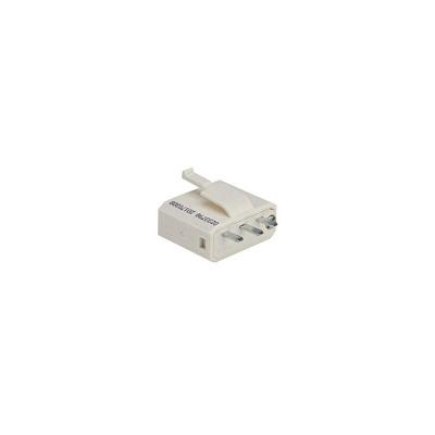 DEBFLEX Fiche &eacute;lectrique m&acirc;le 2 p&ocirc;les + terre, 4 A, 