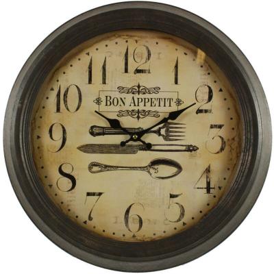 Horloge ancienne murale bon appetit 47cm