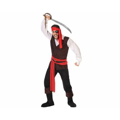 ATOSA Deguisement Pirate Des Caraibes Adulte - Blanc - T-3