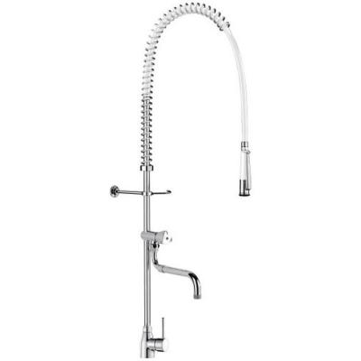 DELABIE Mitigeur de cuisine flexible blanc + bec t&eacute;lescopique