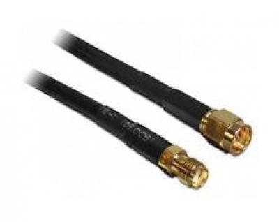 DELOCK  88444 C&acirc;ble antenne SMA 5 m Noir