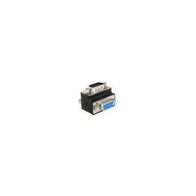 DELOCK  65593 changeur de genre de c&acirc;ble VGA Noir, Argent - Neuf