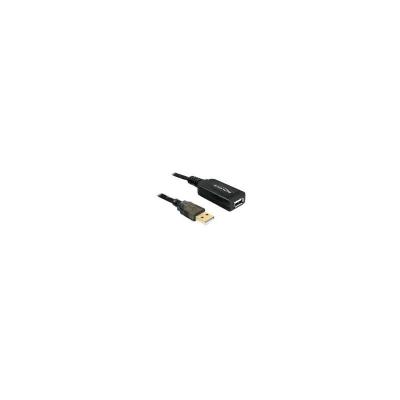 DELOCK  20m USB 2.0 c&acirc;ble USB Noir, C&acirc;ble d''extension