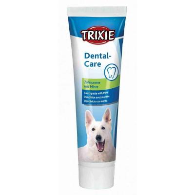 TRIXIE Dentifrice &agrave; la menthe Poivr&eacute;e pour Chiens 100 gr 