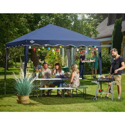 DEUBA Pavillon Capri rouge 3x3m pliable tonnelle tente de jardin
