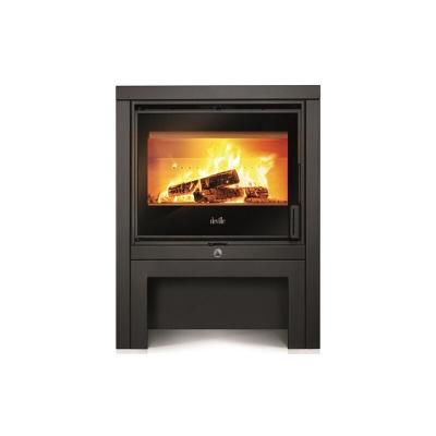 DEVILLE  poele &agrave; bois 8 &agrave; 10 kw haut leman