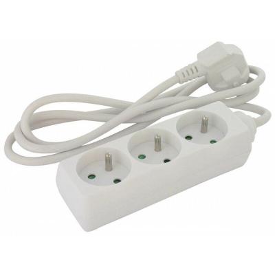DHOME Bloc multiprise standard 3g 1mm&sup2; sans interrupteur 3 x 2p+t 1,50