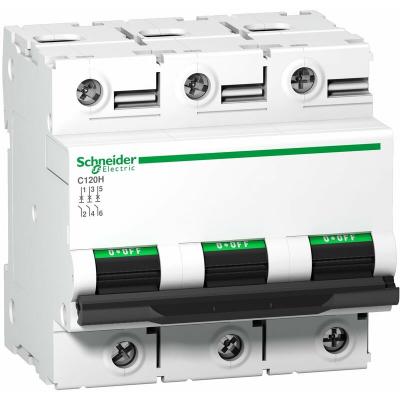 SCHNEIDER ELECTRIC Disjoncteur C120H 3P 100 A, courbe C, 15 kA - A9N18469