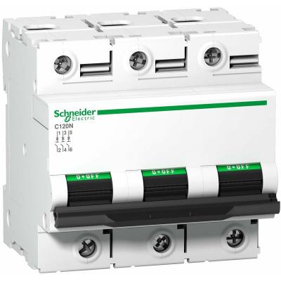 SCHNEIDER ELECTRIC Disjoncteur 100 A - C120N - 3P - Courbe D - 10 kA
