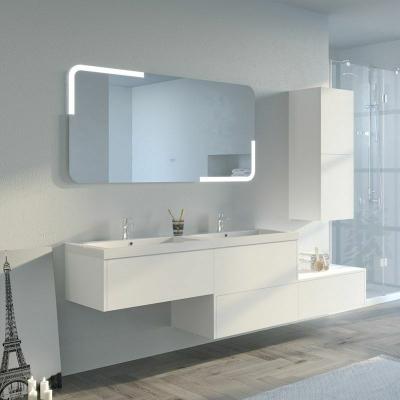 Distribain - Meuble de salle de bain bellissimo Blanc - Blanc