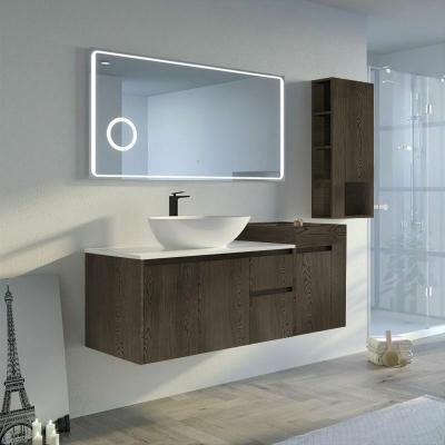 Meuble salle de bain avezzano 1400 Ch&ecirc;ne gris - Ch&ecirc;ne Gris&eacute;