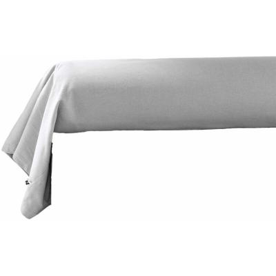 L EFFET PAPILLON Taie De Traversin 85x185 Cm Flanelle De Coton Candice Brume 