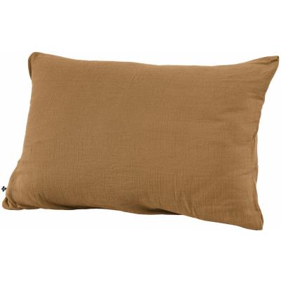 L EFFET PAPILLON Taie D'oreiller 50x70 Cm Gaze De Coton Ga&iuml;a Camel