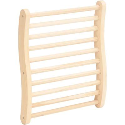 VIDAXL Dossier de sauna en forme de s Bois massif de pin 