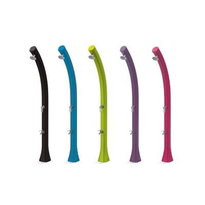  Douche solaire PVC SO HAPPY courbe - Couleur Bleu - Rince pieds 25 L