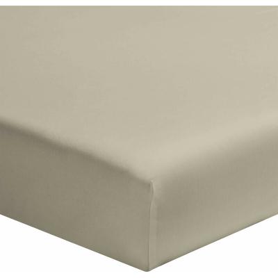 BABY FOX Drap housse b&eacute;b&eacute; vert de gris 100% coton biologique bonnet 15 cm 70x140