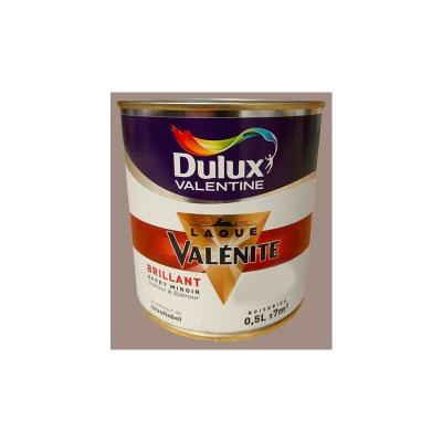 DULUX VALENTINE Laque Val&eacute;nite Brillant Taupe 0,5 l - Taupe - 