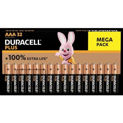 DURACELL Pile LR3 (AAA)  Plus-AAA BP32 alcaline(s) 1.5 V 32 pc(s)
