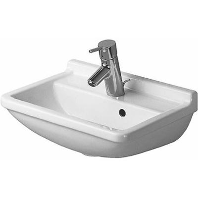 Lave Mains Rectangulaire DURAVIT Starck 3 Blanc avec Trop-Plein