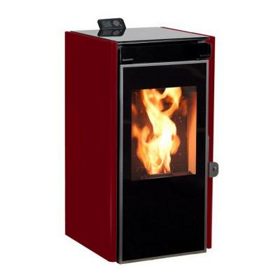  ecoforest - po&ecirc;le &agrave; granul&eacute;s de bois 7.5kw bordeaux/noir - 20911 