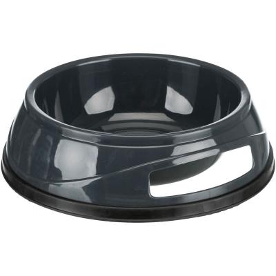 TRIXIE Ecuelle Plastique, Anneau Caoutchouc, 0,3 L/&Oslash; 12 Cm - Mon Animalerie