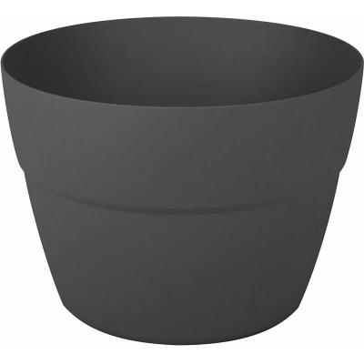 Jardini&egrave;re Pot Cavalier Cancun 30cm - Anthracite - Eda Plastiques