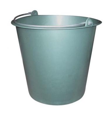 EDA  Seau, 13 litres, plastique, vert