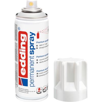 EDDING  e5200 spray de peinture d&eacute;co toutes surfaces blanc brillant