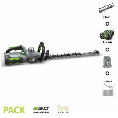 EGO POWER+ Pack taille-haies arbustes batterie et chargeur inclus lamier 51cm EGO HT5100E