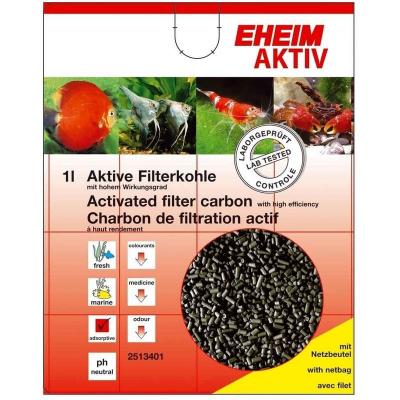 EHEIM  - Charbon Super Actif avec Filet Ehfiaktiv - 1L
