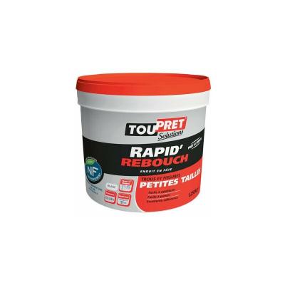 TOUPRET  - Enduit De Rebouchage 1.25 Kg En P&acirc;te, Pour Mur / Plafond i