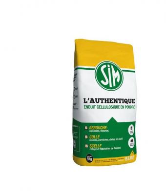 BEMR  BMSIM05 Sim L'Authentique Enduit de rebouchage int&eacute;rieur 5 kg