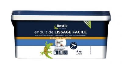 BOSTIK Enduit de lissage facile - p&acirc;te rouleau 4 Kg