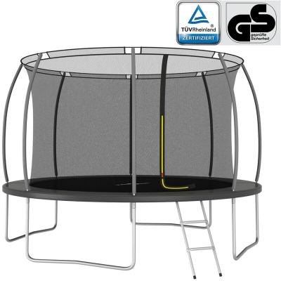 VIDAXL Ensemble de trampoline rond 366x80 cm 150 kg  - Gris