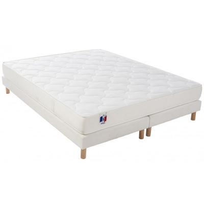 I D LITERIE Ensemble matelas + sommier 160x200 - Latex - Equilibr&eacute; - CONFORT DESIGN 