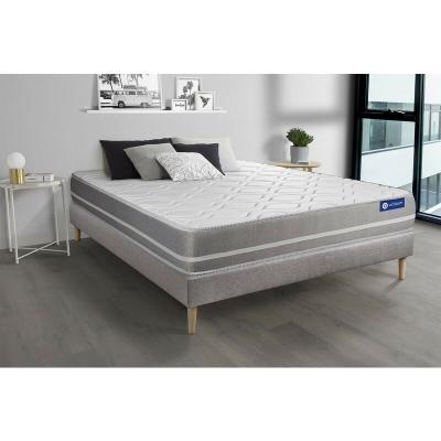 ACTISOM Matelas + sommier 160x200 latex et m&eacute;moire de forme  - Actilatex touch