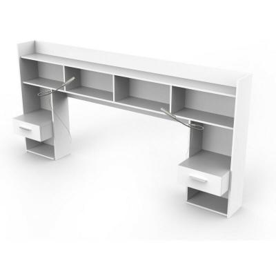 DEMEYERE Environnement pour lit 140 cm CHICAGO coloris blanc